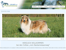 Tablet Screenshot of collies-neckarwiesenweg.de